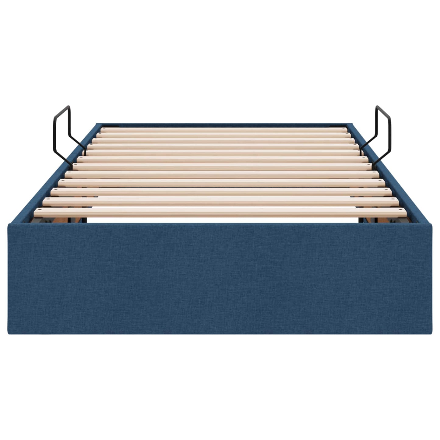 Ottoman Bedframe met opslag Blauw 100 x 200 cm Stof