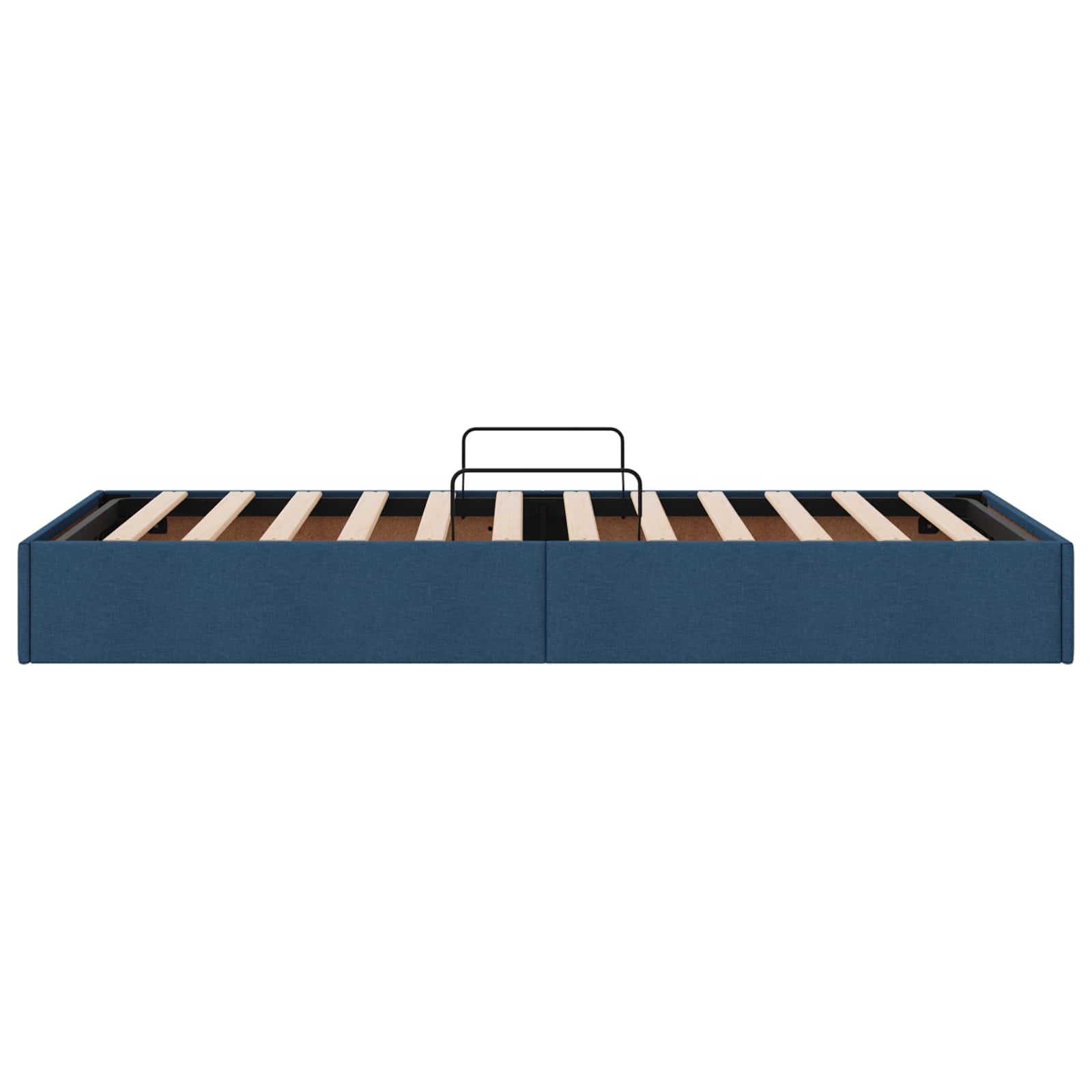 Ottoman Bedframe met opslag Blauw 100 x 200 cm Stof