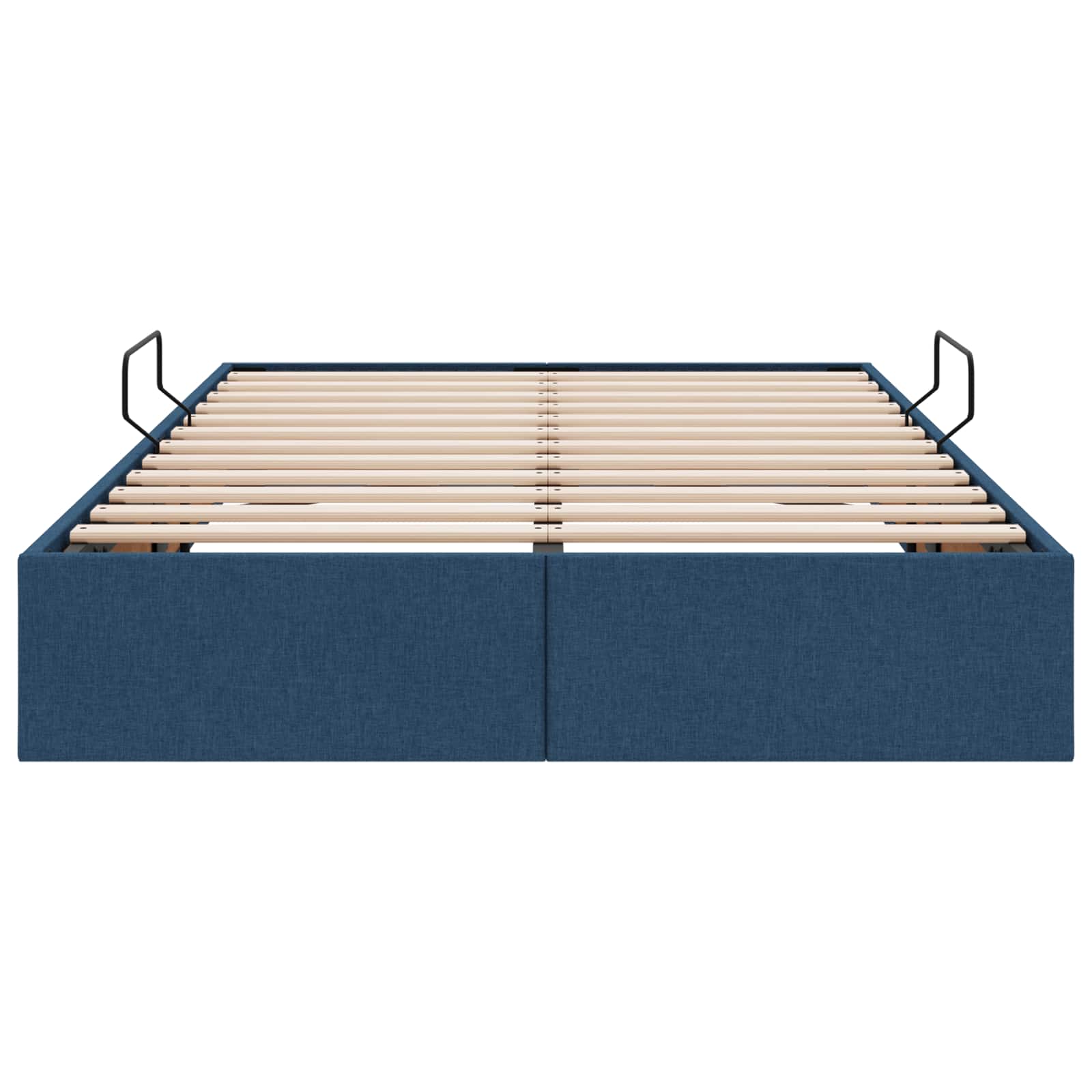 Ottoman Bedframe met opslag Blauw 120 x 200 cm Stof