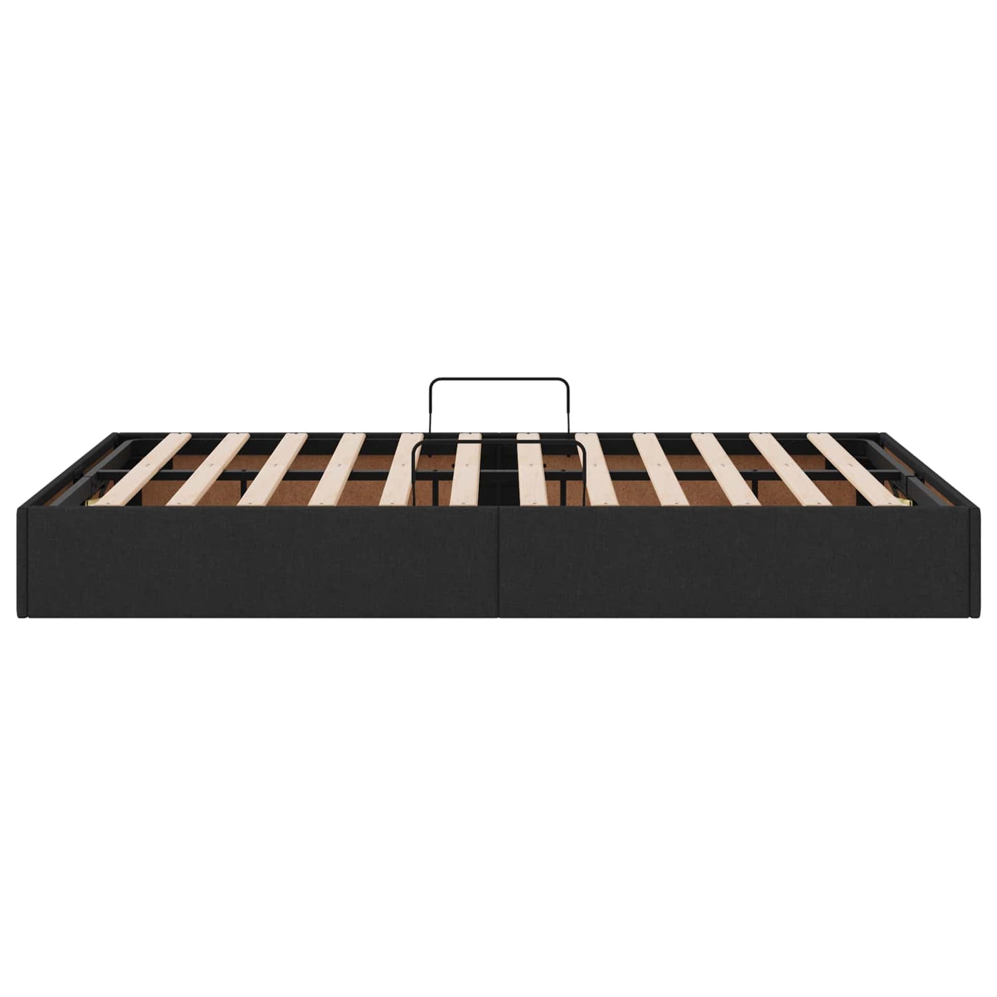 Ottoman Bedframe met opslag Zwart 120 x 200 cm Stof