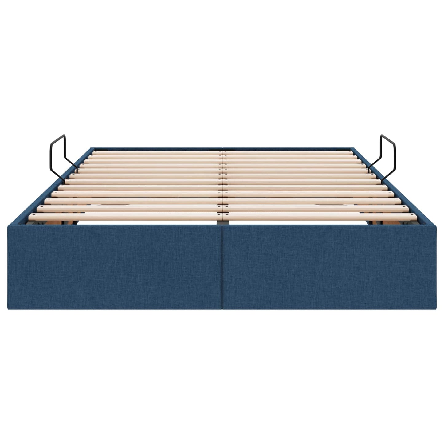 Ottoman Bedframe met opslag Blauw 120 x 200 cm Stof
