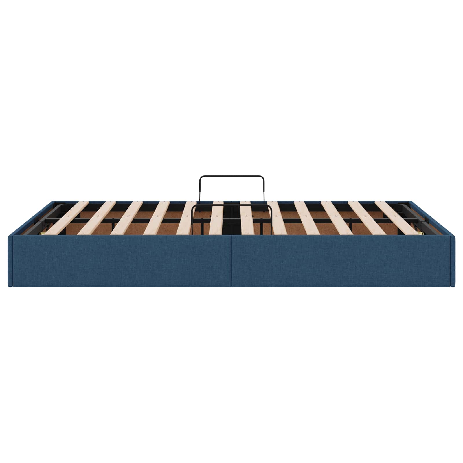 Ottoman Bedframe met opslag Blauw 120 x 200 cm Stof