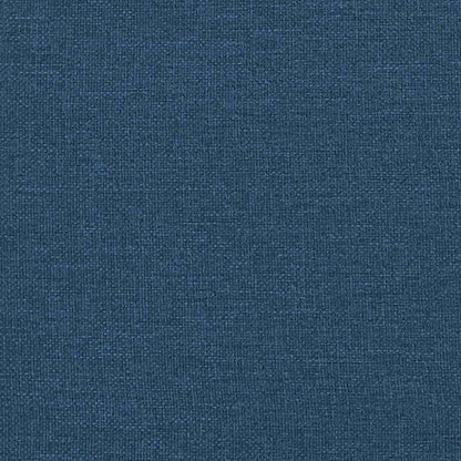 Ottoman Bedframe met opslag Blauw 140 x 190 cm Stof