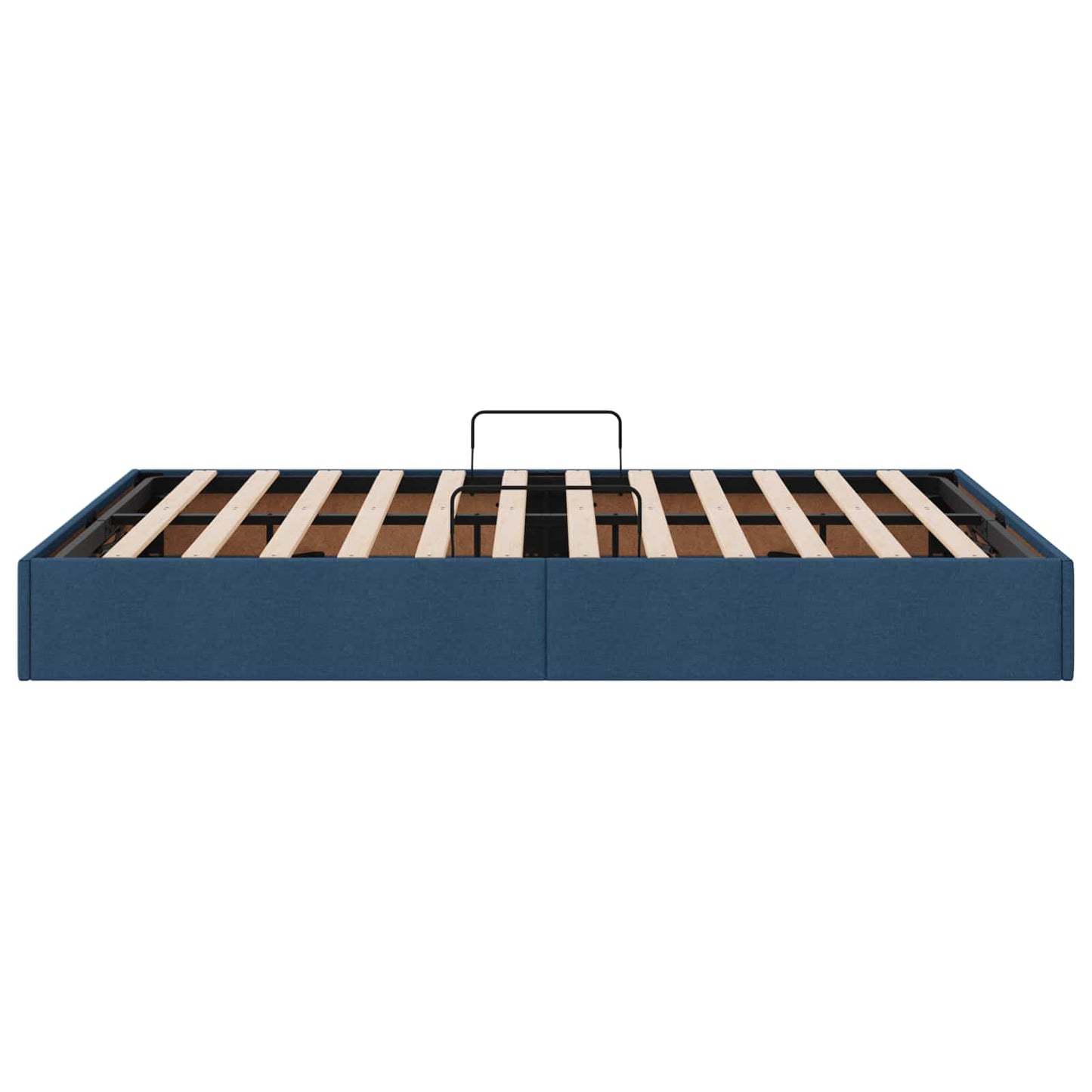 Ottoman Bedframe met opslag Blauw 140 x 190 cm Stof