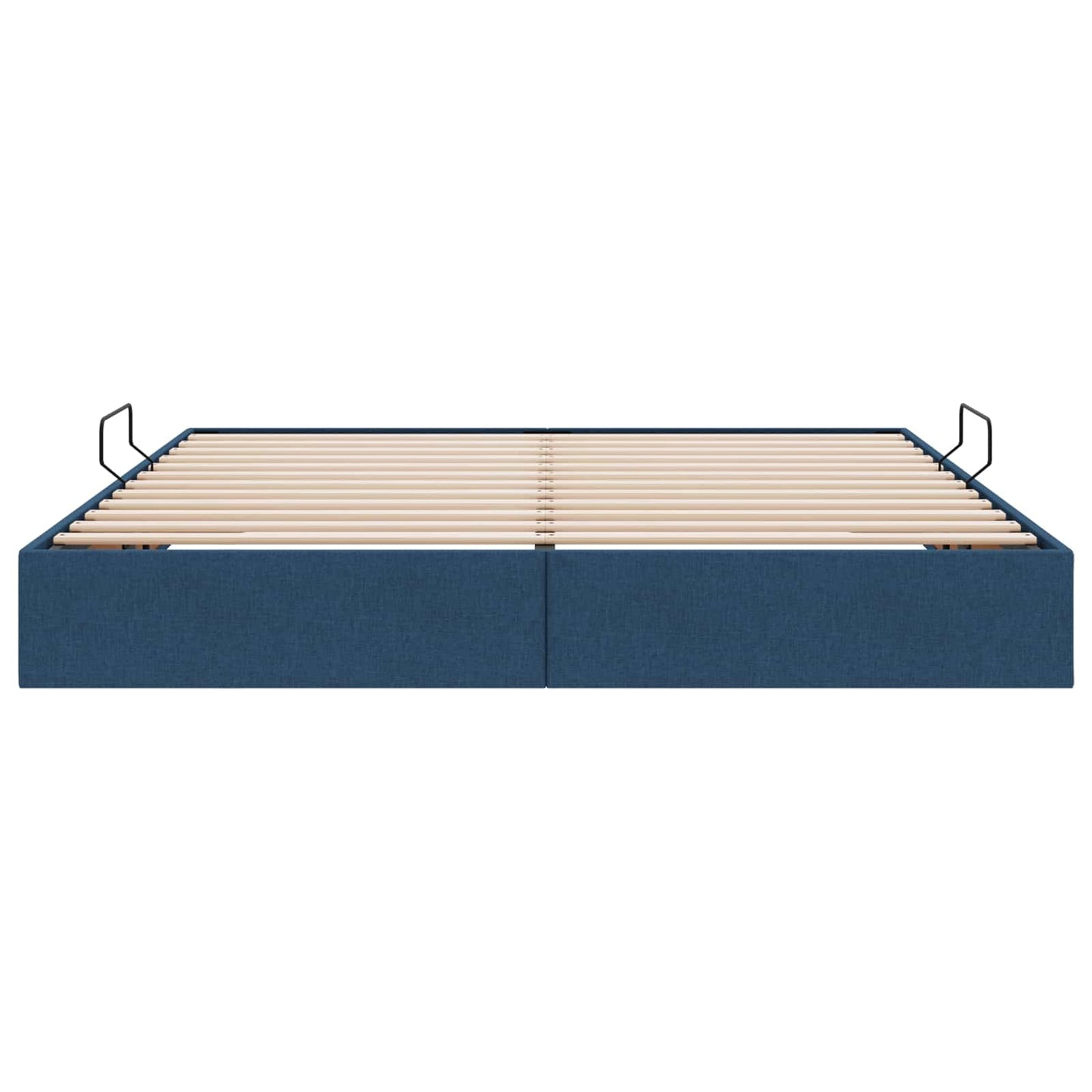 Ottoman Bedframe met opslag Blauw 160 x 200 cm Stof