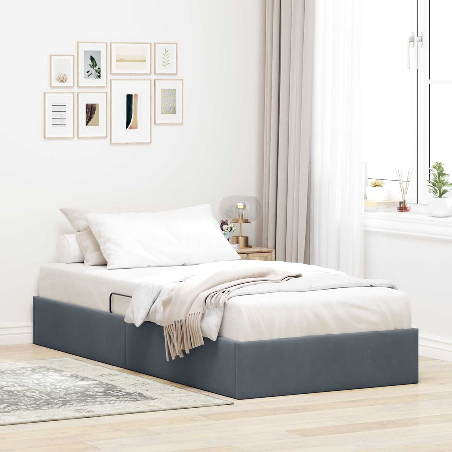 Ottoman Bedframe met Opslag met opslag Fluweel