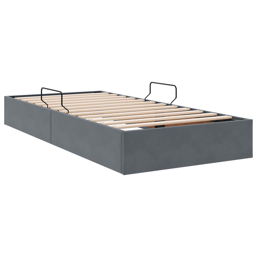 Ottoman Bedframe met Opslag met opslag Fluweel