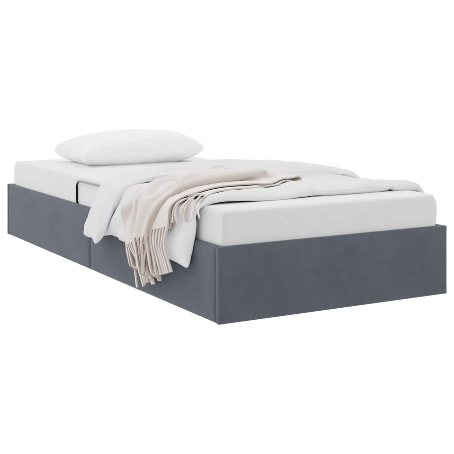 Ottoman Bedframe met Opslag met opslag Fluweel