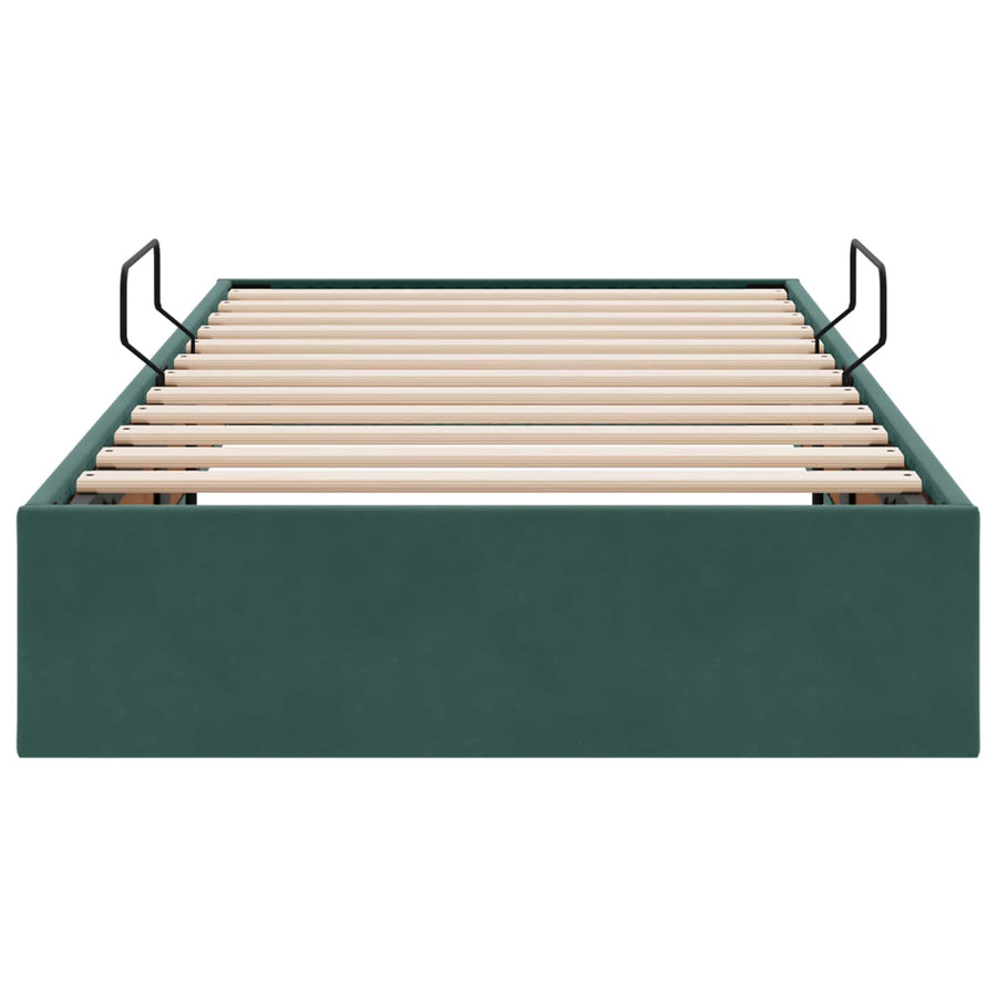 Ottoman Bedframe met Opslag met opslag Fluweel