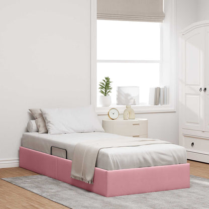 Ottoman Bedframe met Opslag met opslag Fluweel
