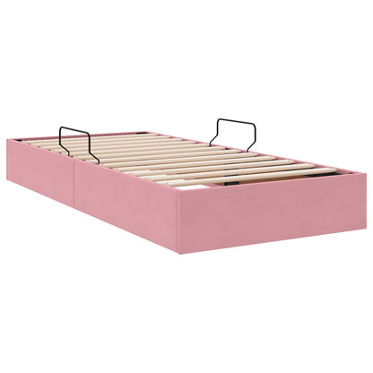 Ottoman Bedframe met Opslag met opslag Fluweel