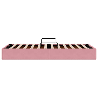 Ottoman Bedframe met Opslag met opslag Fluweel