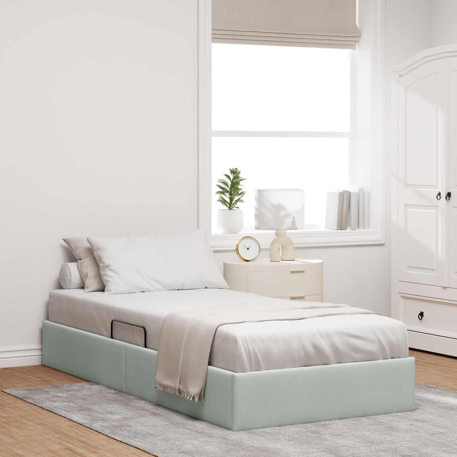 Ottoman Bedframe met Opslag met opslag Fluweel