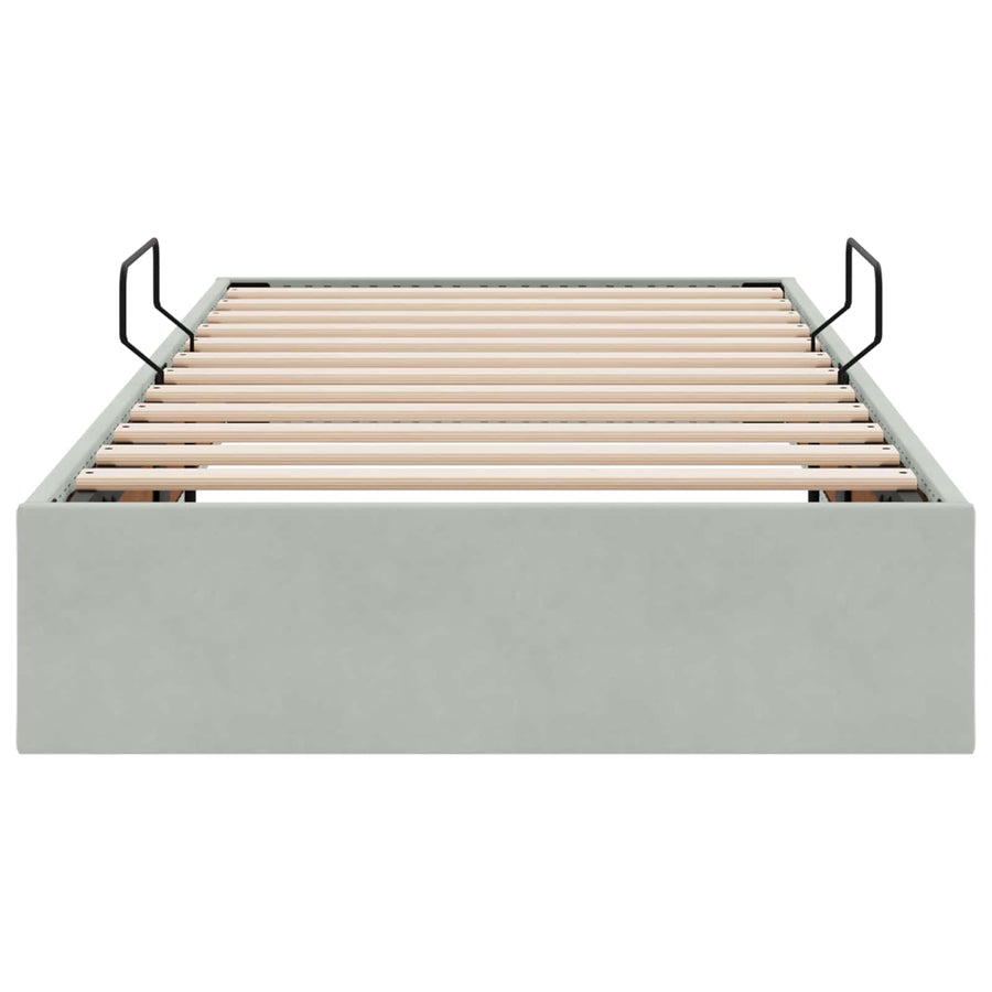 Ottoman Bedframe met Opslag met opslag Fluweel