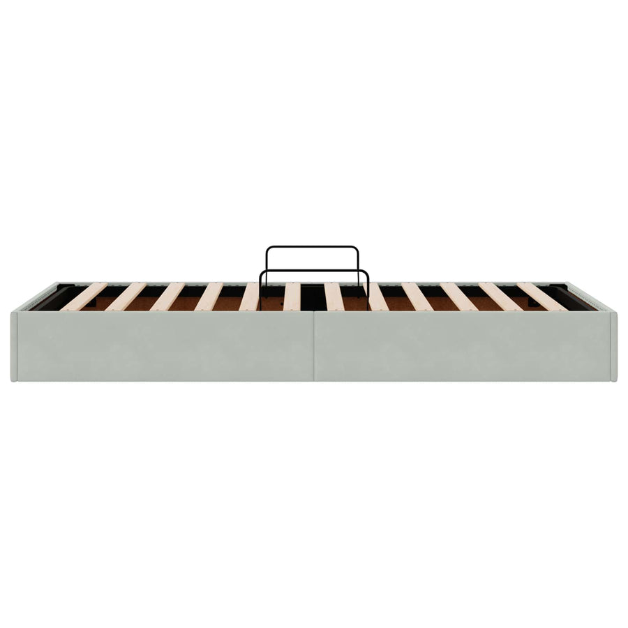 Ottoman Bedframe met Opslag met opslag Fluweel