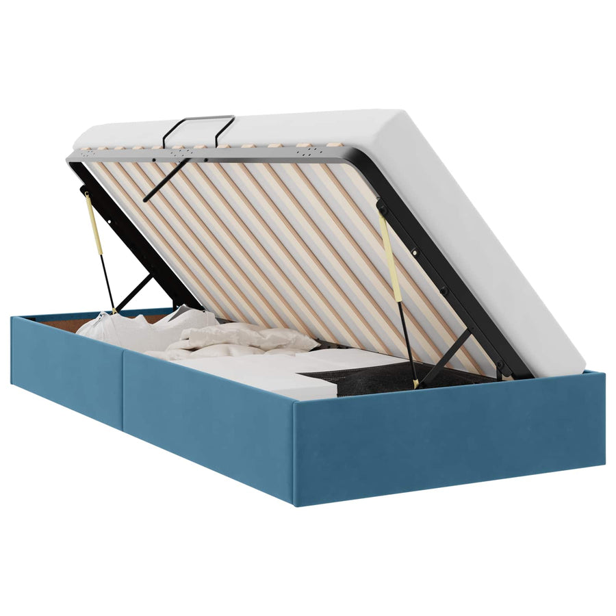 Ottoman Bedframe met Opslag met opslag Fluweel