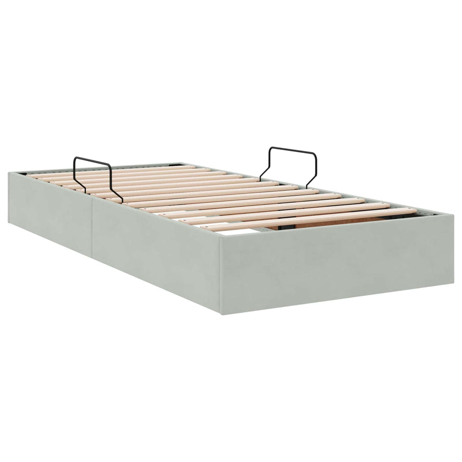 Ottoman Bedframe met Opslag met opslag Fluweel