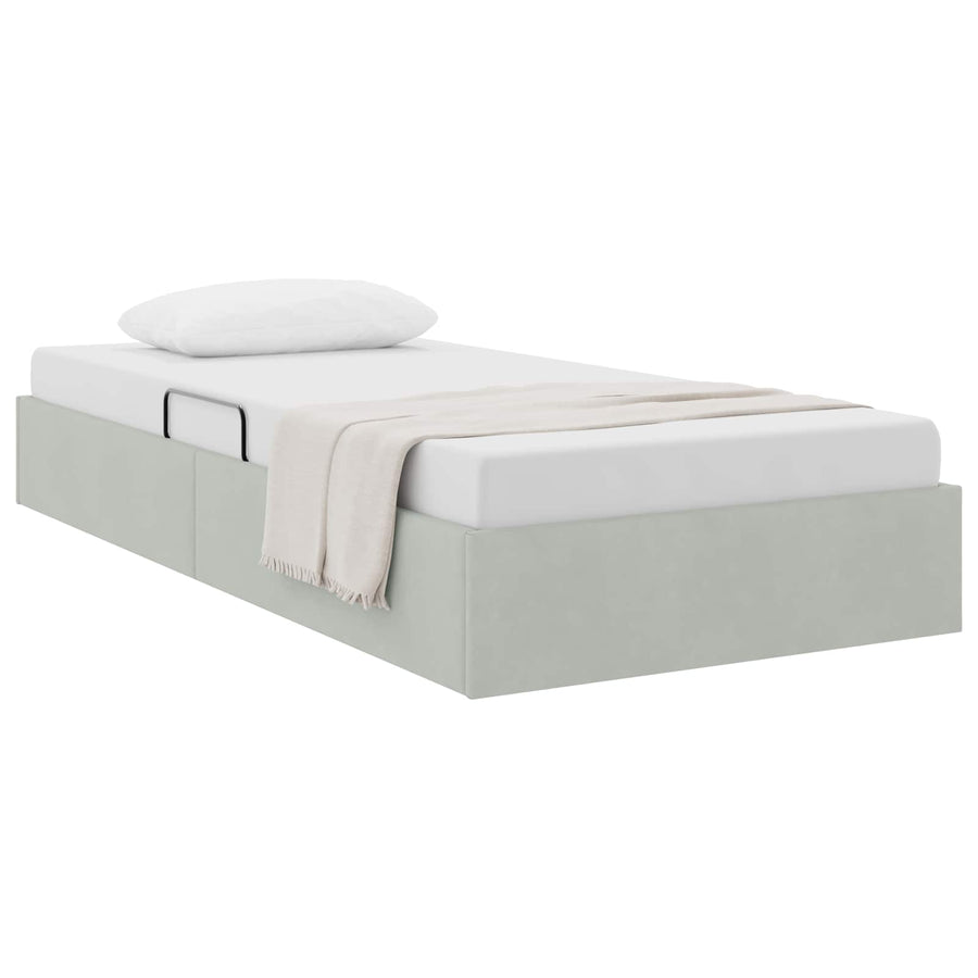Ottoman Bedframe met Opslag met opslag Fluweel