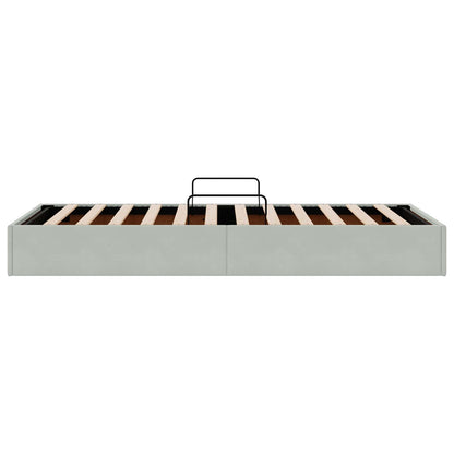 Ottoman Bedframe met Opslag met opslag Fluweel