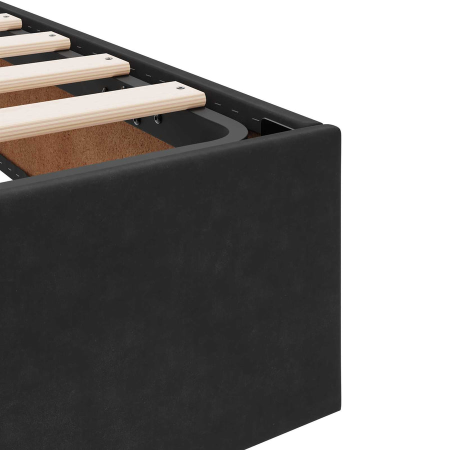 Ottoman Bedframe met Opslag met opslag Fluweel