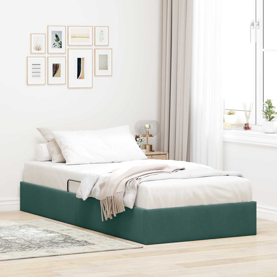 Ottoman Bedframe met Opslag met opslag Fluweel