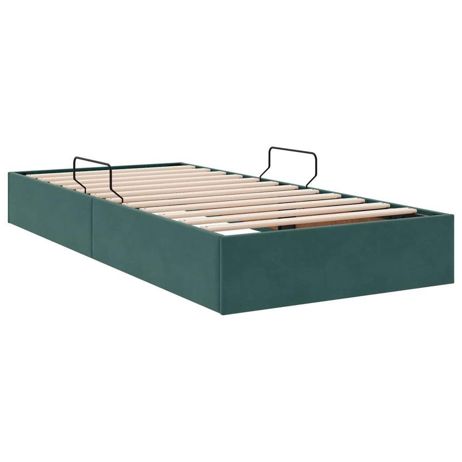 Ottoman Bedframe met Opslag met opslag Fluweel