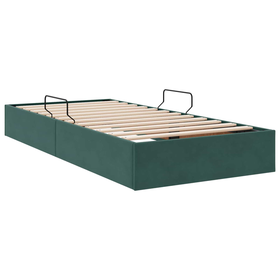 Ottoman Bedframe met Opslag met opslag Fluweel