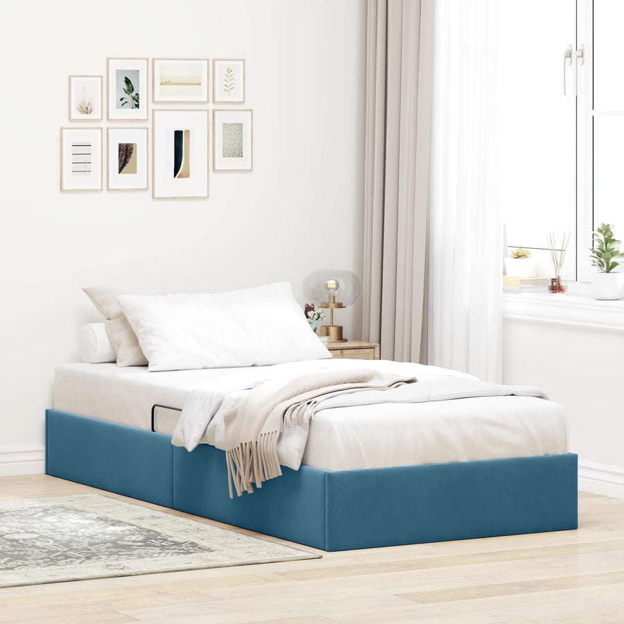 Ottoman Bedframe met Opslag met opslag Fluweel