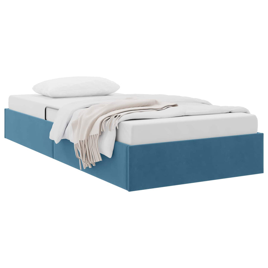 Ottoman Bedframe met Opslag met opslag Fluweel