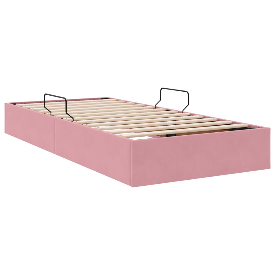 Ottoman Bedframe met Opslag met opslag Fluweel