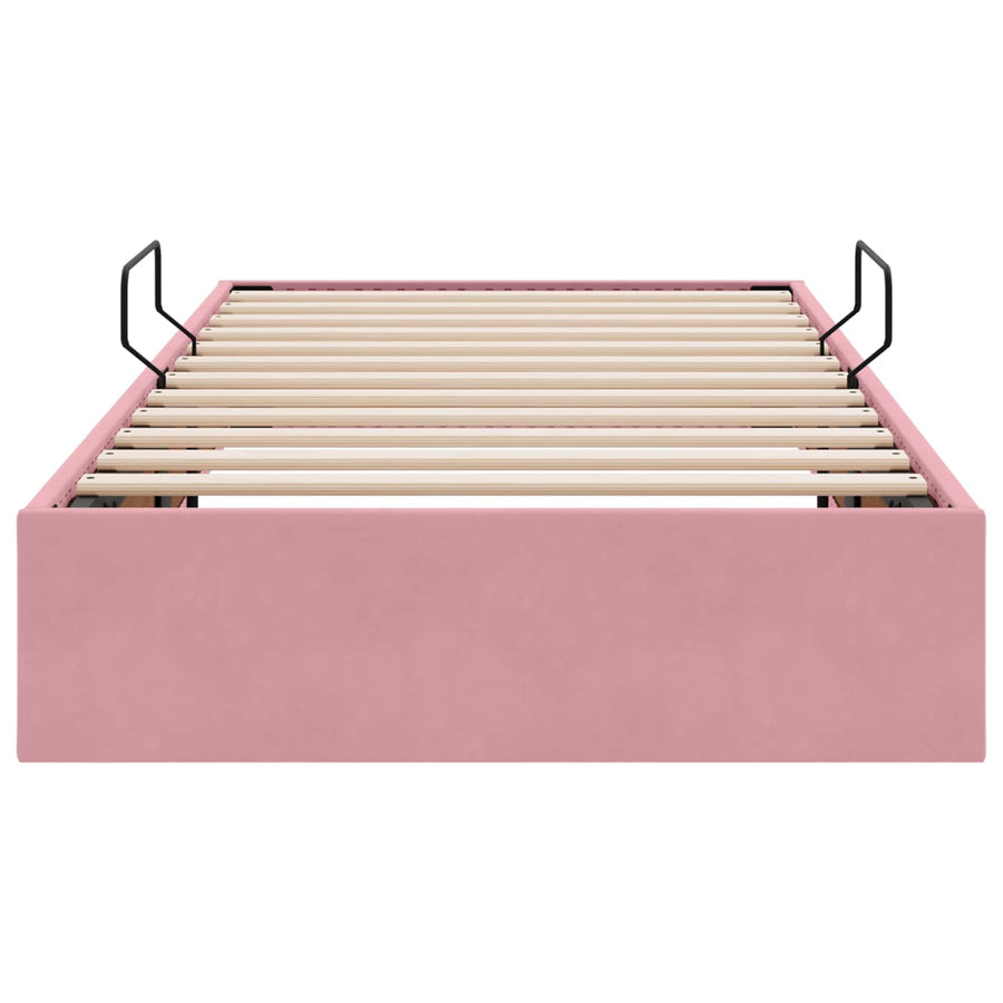 Ottoman Bedframe met Opslag met opslag Fluweel