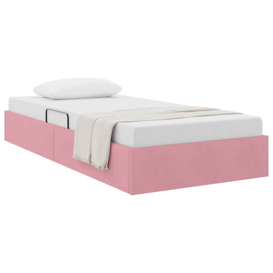 Ottoman Bedframe met Opslag met opslag Fluweel