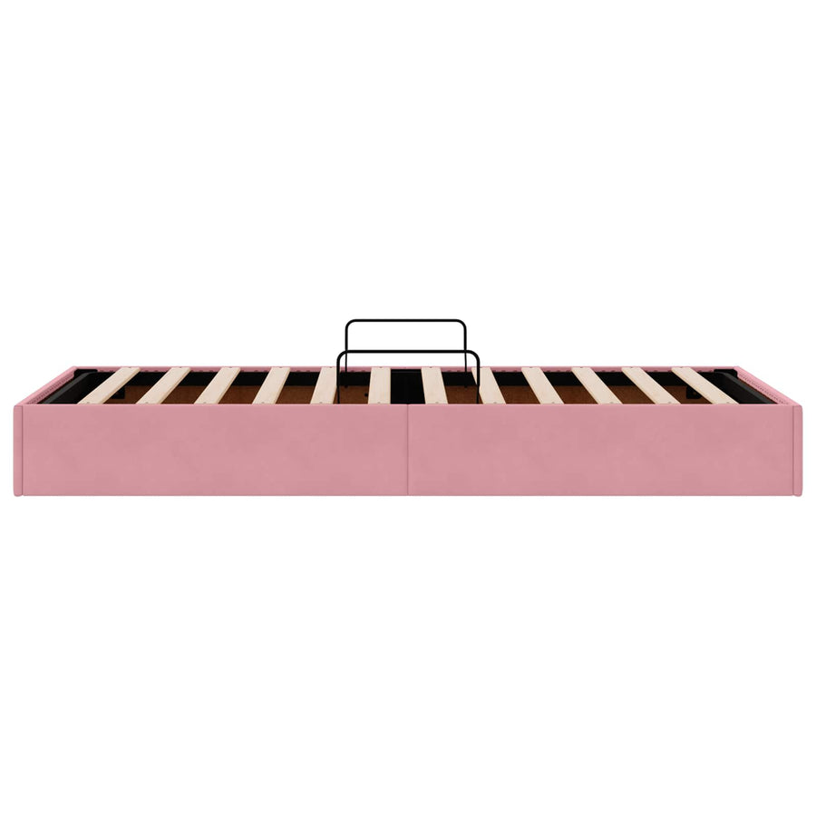 Ottoman Bedframe met Opslag met opslag Fluweel