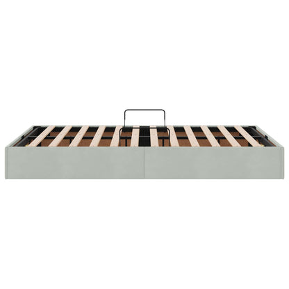 Ottoman Bedframe met Opslag met opslag Fluweel