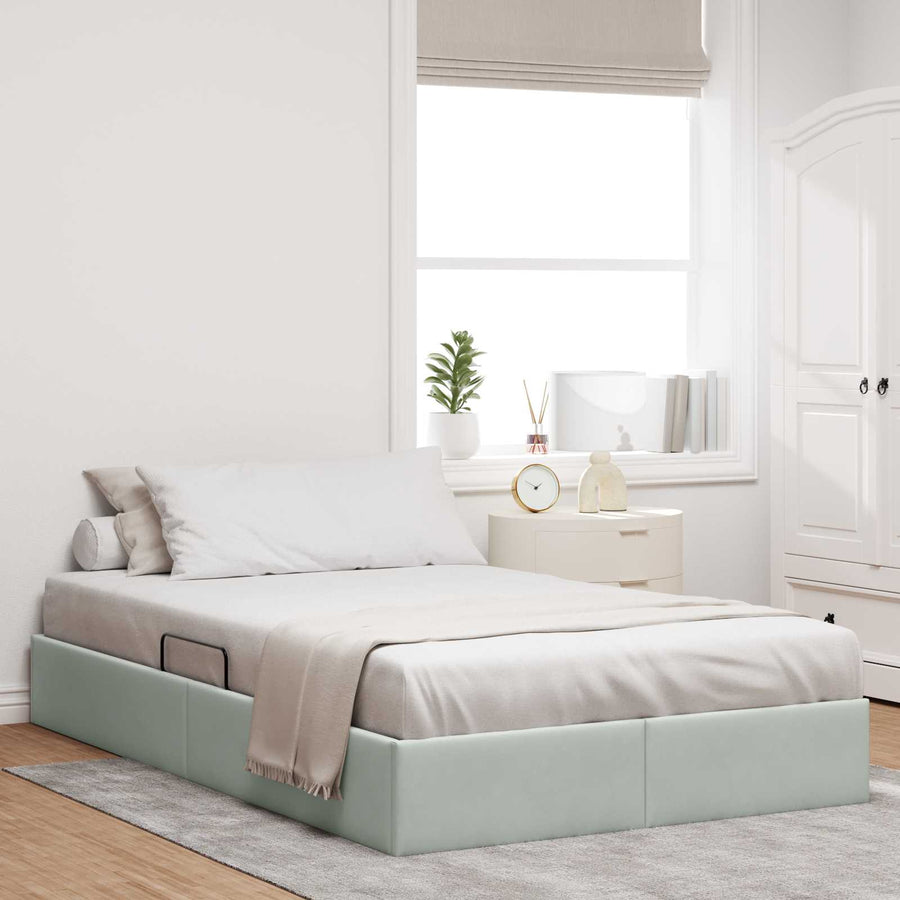 Ottoman Bedframe met Opslag met opslag Fluweel