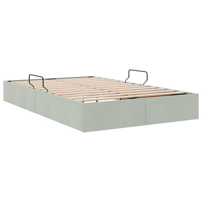 Ottoman Bedframe met Opslag met opslag Fluweel