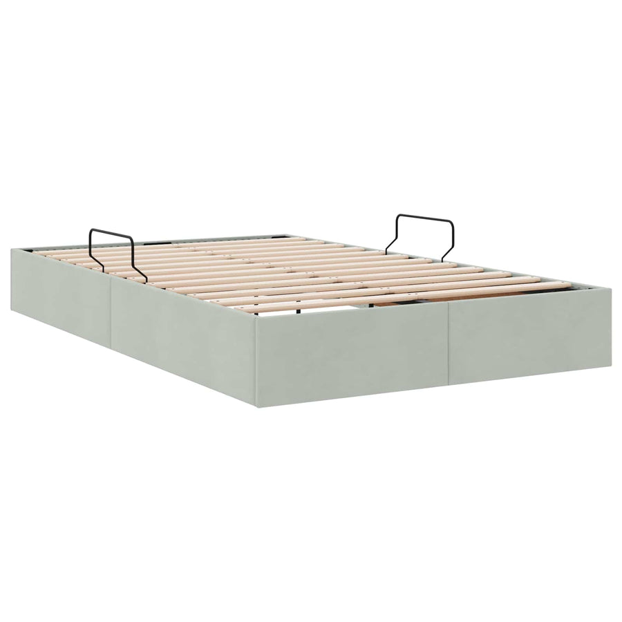 Ottoman Bedframe met Opslag met opslag Fluweel