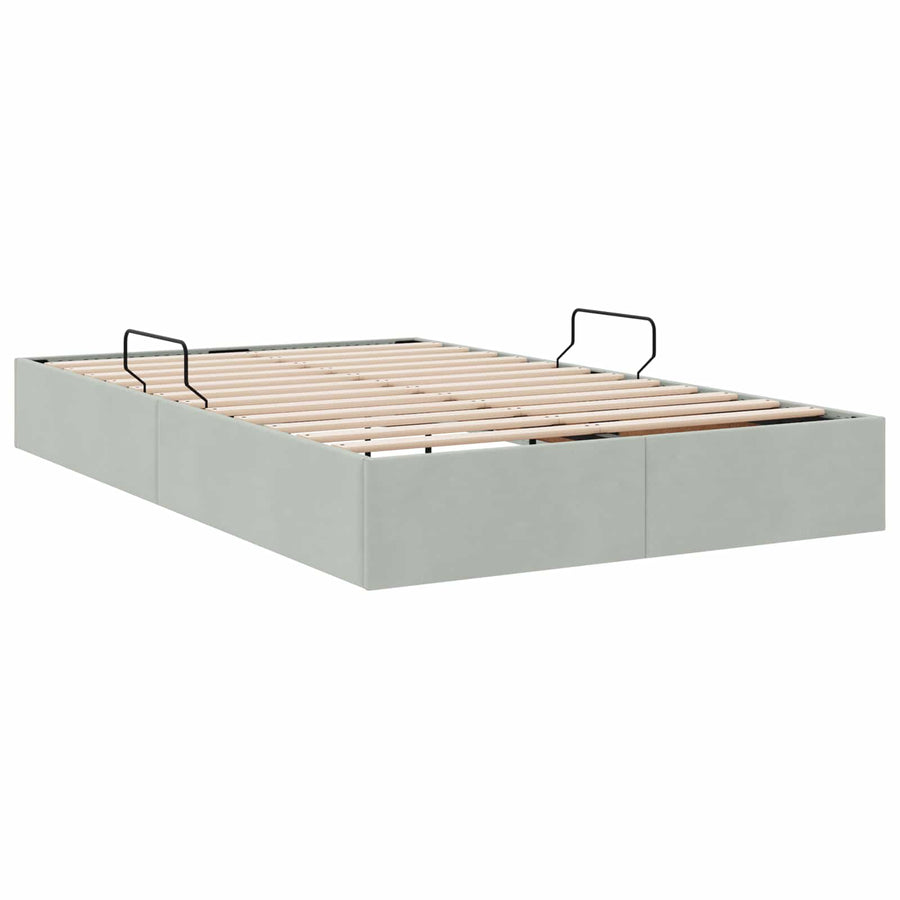Ottoman Bedframe met Opslag met opslag Fluweel
