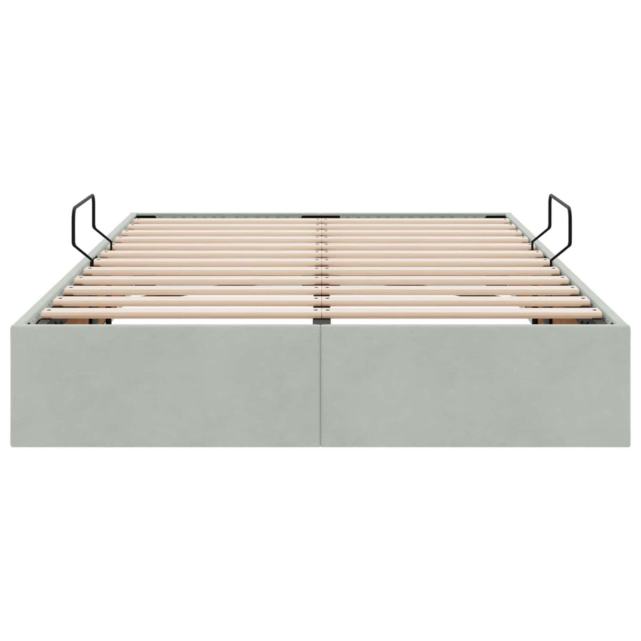 Ottoman Bedframe met Opslag met opslag Fluweel