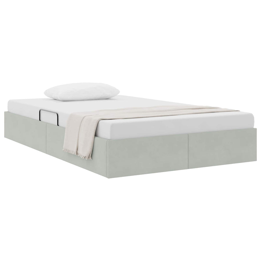 Ottoman Bedframe met Opslag met opslag Fluweel