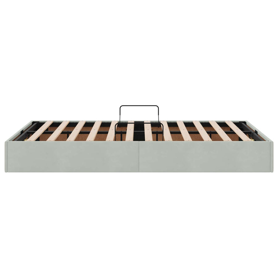 Ottoman Bedframe met Opslag met opslag Fluweel