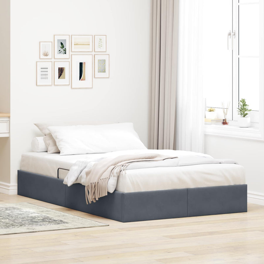 Ottoman Bedframe met Opslag met opslag Fluweel