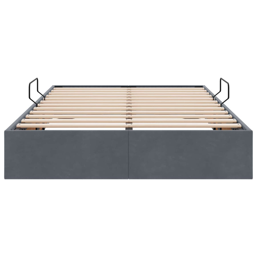 Ottoman Bedframe met Opslag met opslag Fluweel