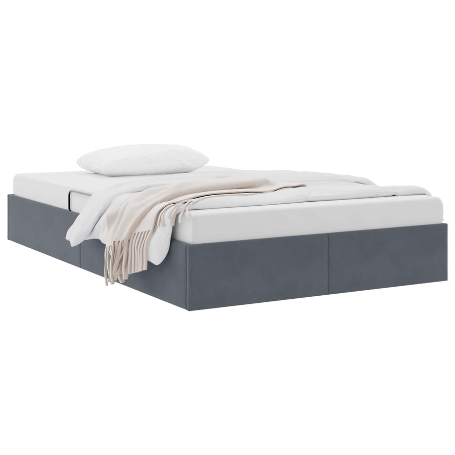 Ottoman Bedframe met Opslag met opslag Fluweel