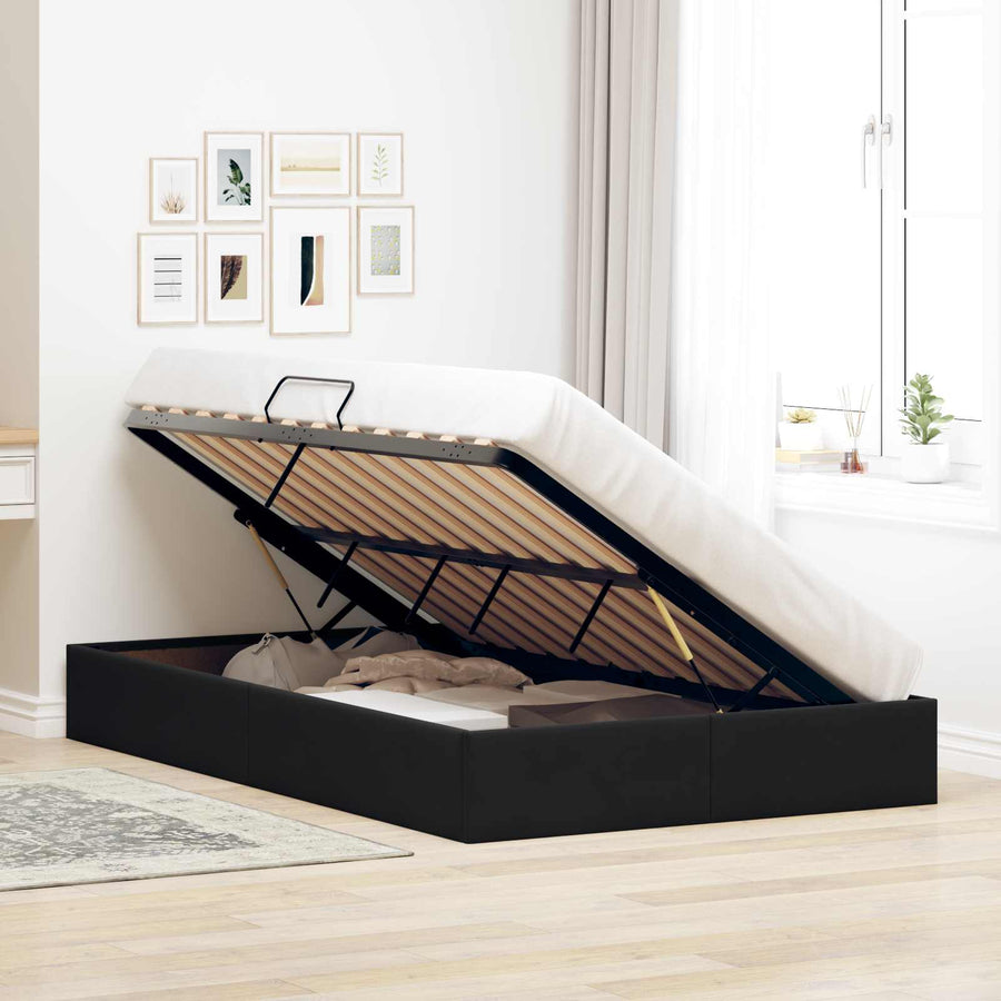 Ottoman Bedframe met Opslag met opslag Fluweel