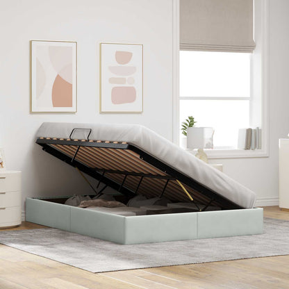 Ottoman Bedframe met Opslag met opslag Fluweel