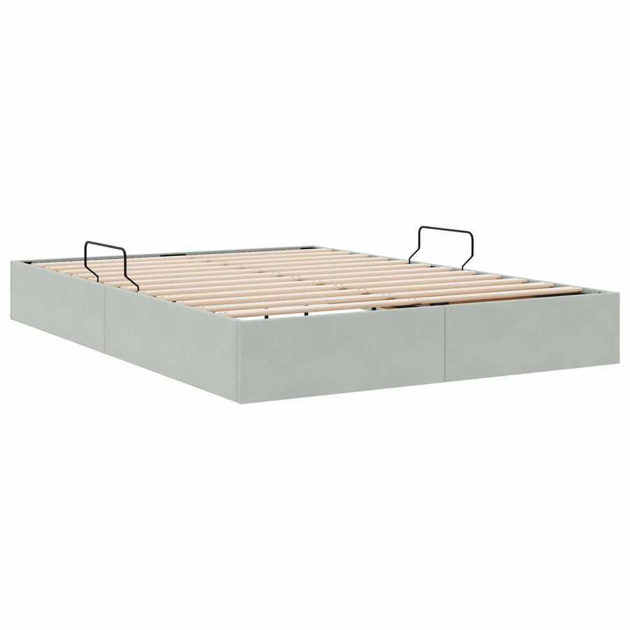 Ottoman Bedframe met Opslag met opslag Fluweel
