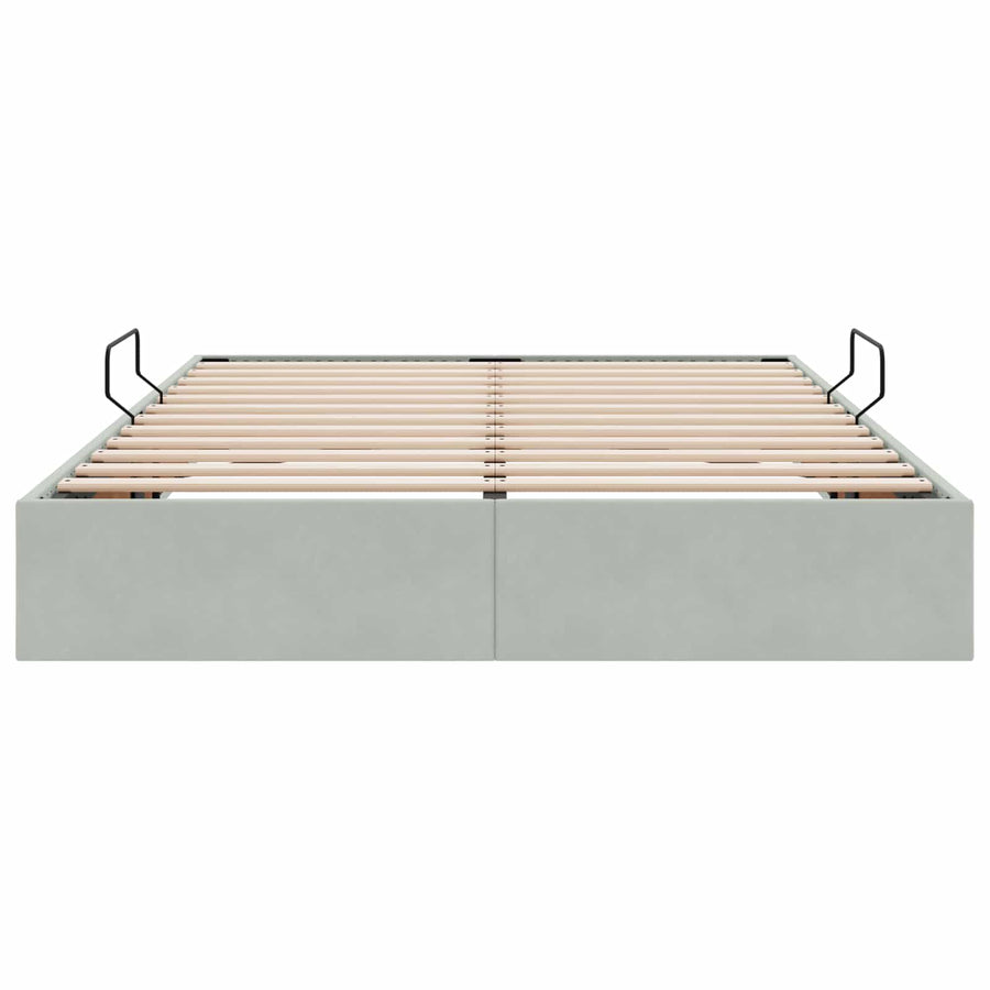 Ottoman Bedframe met Opslag met opslag Fluweel