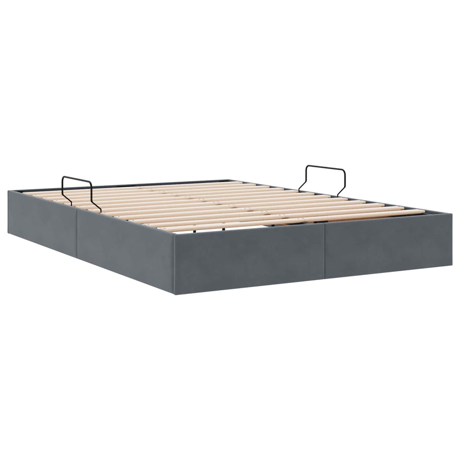 Ottoman Bedframe met Opslag met opslag Fluweel