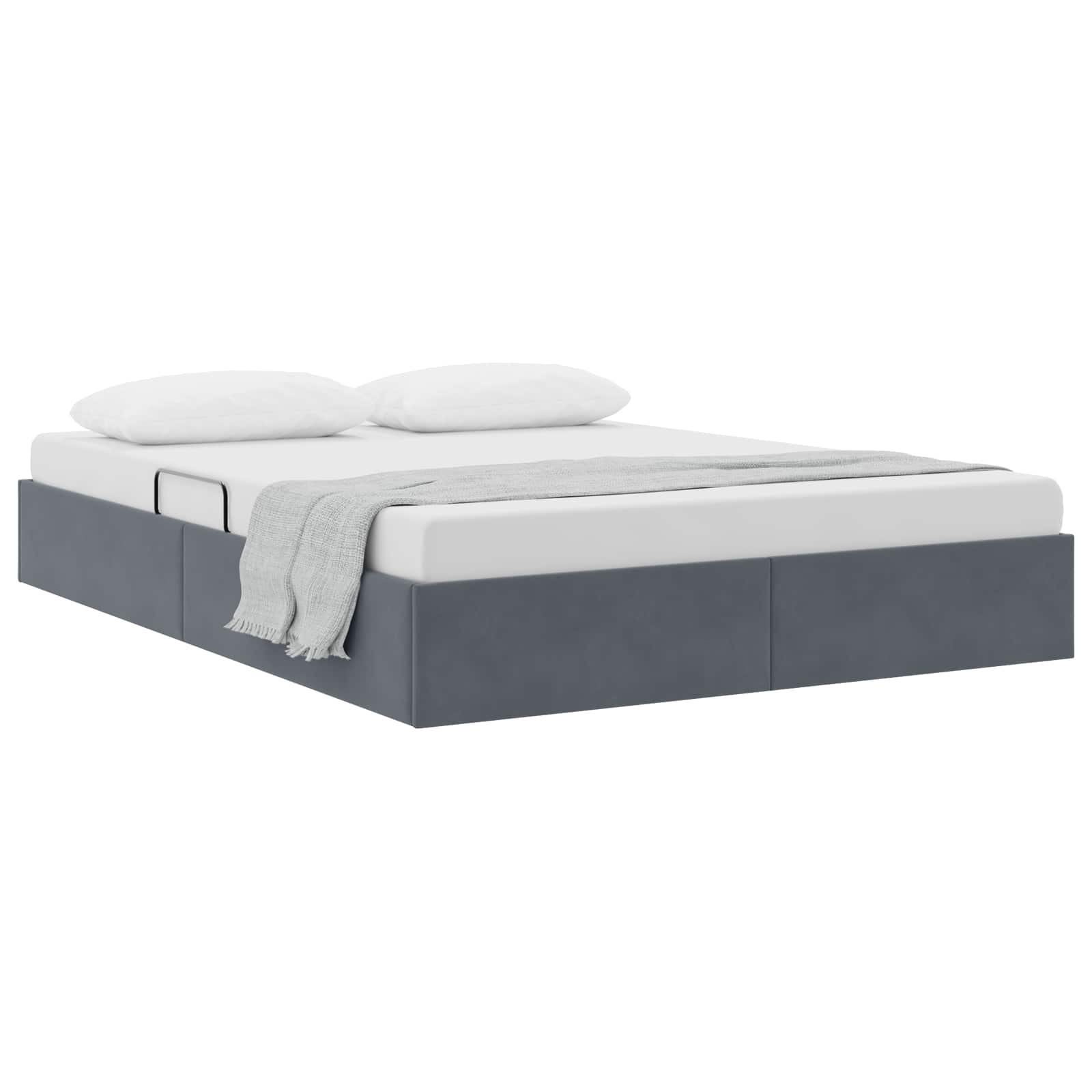 Ottoman Bedframe met Opslag met opslag Fluweel
